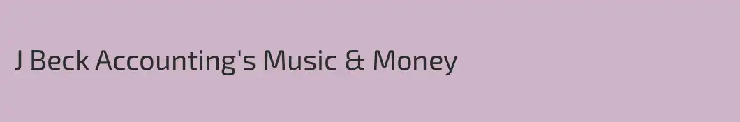 J Beck Accounting's Music & Money